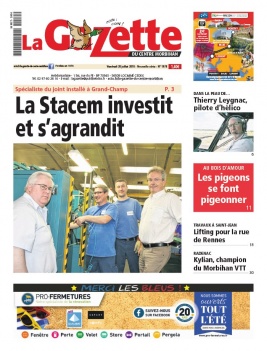La Gazette du Centre Morbihan N°1978 du 20 juillet 2018 à télécharger sur iPad