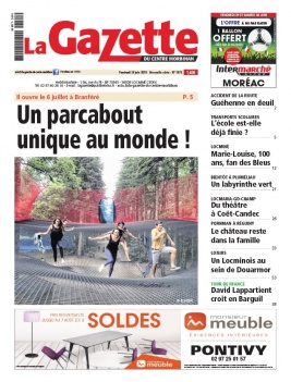 La Gazette du Centre Morbihan N°1975 du 29 juin 2018 à télécharger sur iPad