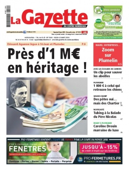 La Gazette du Centre Morbihan N°1972 du 08 juin 2018 à télécharger sur iPad