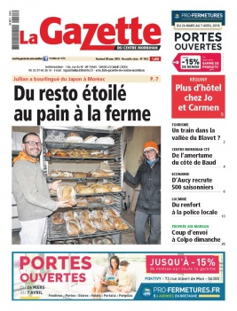 La Gazette du Centre Morbihan N°1962 du 30 mars 2018 à télécharger sur iPad