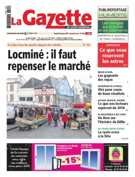 La Gazette du Centre Morbihan N°1950 du 05 janvier 2018 à télécharger sur iPad