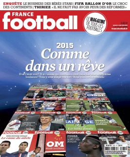 France Football N°3585 du 06 janvier 2015 à télécharger sur iPad