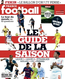 France Football N°3615 du 05 août 2015 à télécharger sur iPad