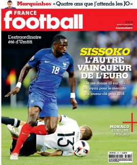 France Football N°3664 du 19 juillet 2016 à télécharger sur iPad
