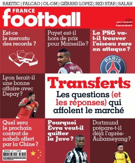 France Football N°3689 du 17 janvier 2017 à télécharger sur iPad