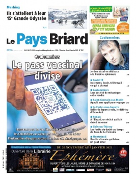 Le Pays Briard N°7307 du 04 janvier 2022 à télécharger sur iPad