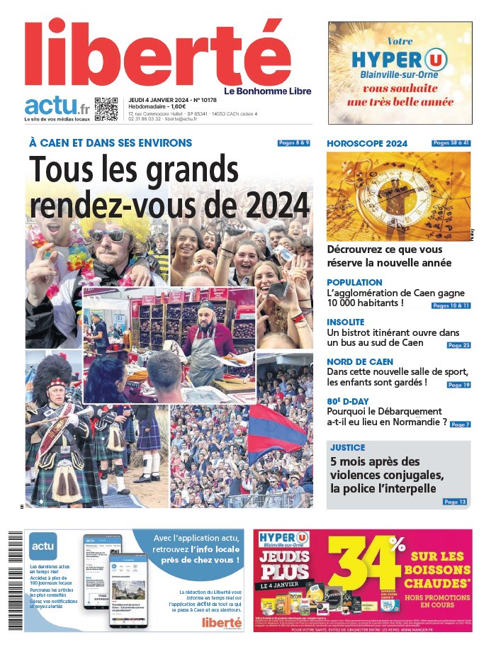 Lisez Liberté Le Bonhomme Libre Du 04 Janvier 2024 Sur Epresse Fr