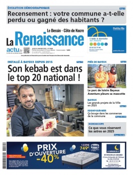 Lisez La Renaissance - Le Bessin du 09 janvier 2025 sur ePresse.fr