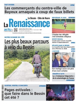 Lisez La Renaissance - Le Bessin du 25 juillet 2024 sur ePresse.fr