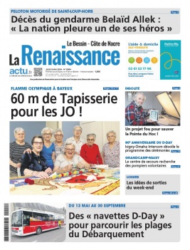 Lisez La Renaissance - Le Bessin du 09 mai 2024 sur ePresse.fr