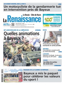 Lisez La Renaissance - Le Bessin du 02 mai 2024 sur ePresse.fr