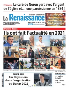 La Renaissance - Le Bessin N°7941 du 30 décembre 2021 à télécharger sur iPad