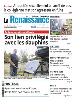 La Renaissance - Le Bessin N°7929 du 07 octobre 2021 à télécharger sur iPad