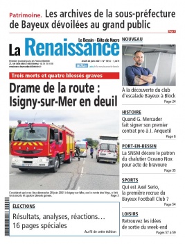 La Renaissance - Le Bessin N°7914 du 24 juin 2021 à télécharger sur iPad