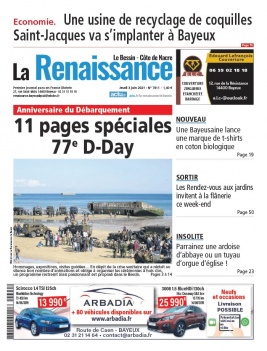 La Renaissance - Le Bessin N°7911 du 03 juin 2021 à télécharger sur iPad