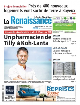 La Renaissance - Le Bessin N°7898 du 04 mars 2021 à télécharger sur iPad