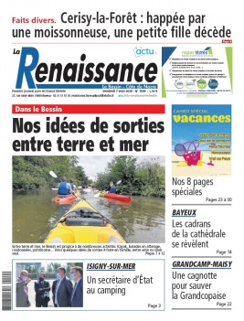 La Renaissance - Le Bessin N°7868 du 07 août 2020 à télécharger sur iPad