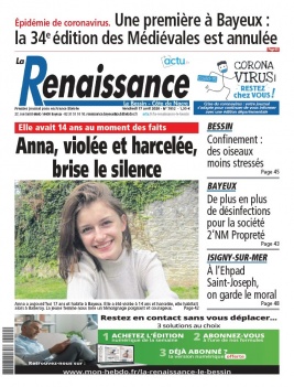 La Renaissance - Le Bessin N°7852 du 17 avril 2020 à télécharger sur iPad