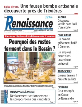 La Renaissance - Le Bessin N°7841 du 25 février 2020 à télécharger sur iPad