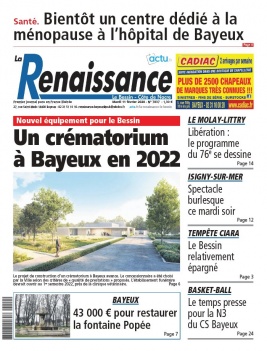 La Renaissance - Le Bessin N°7837 du 11 février 2020 à télécharger sur iPad