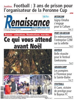 La Renaissance - Le Bessin N°7817 du 26 novembre 2019 à télécharger sur iPad