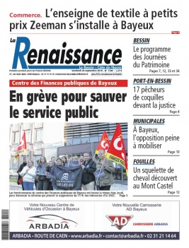 La Renaissance - Le Bessin N°7798 du 20 septembre 2019 à télécharger sur iPad