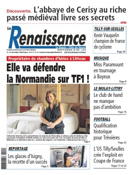 La Renaissance - Le Bessin N°7791 du 27 août 2019 à télécharger sur iPad