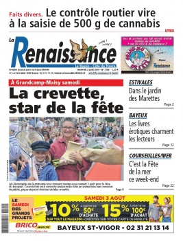 La Renaissance - Le Bessin N°7786 du 02 août 2019 à télécharger sur iPad