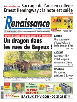 La Renaissance - Le Bessin N°7785 du 05 juillet 2019 à télécharger sur iPad