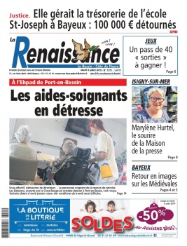 La Renaissance - Le Bessin N°7779 du 09 juillet 2019 à télécharger sur iPad