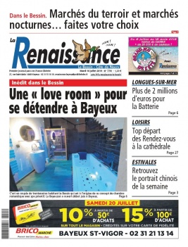 La Renaissance - Le Bessin N°7781 du 16 juillet 2019 à télécharger sur iPad