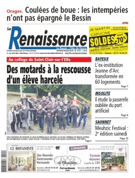 La Renaissance - Le Bessin N°7776 du 28 juin 2019 à télécharger sur iPad