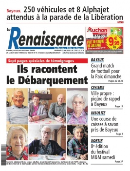 La Renaissance - Le Bessin N°7778 du 31 mai 2019 à télécharger sur iPad