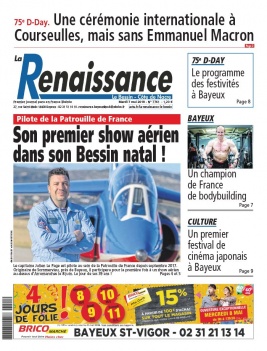 La Renaissance - Le Bessin N°7769 du 07 mai 2019 à télécharger sur iPad