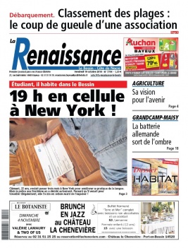 La Renaissance - Le Bessin N°7706 du 19 octobre 2018 à télécharger sur iPad