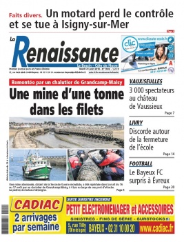 La Renaissance - Le Bessin N°7689 du 21 août 2018 à télécharger sur iPad