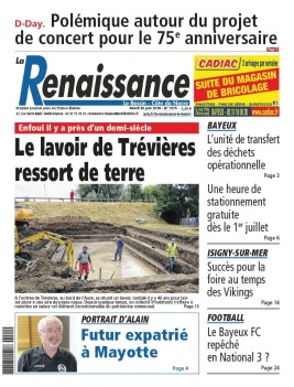 La Renaissance - Le Bessin N°7675 du 26 juin 2018 à télécharger sur iPad