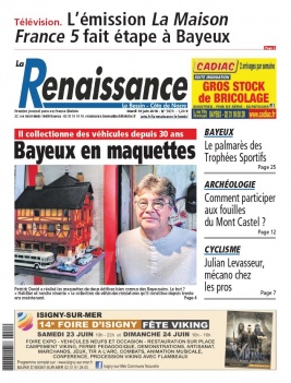 La Renaissance - Le Bessin N°7673 du 19 juin 2018 à télécharger sur iPad