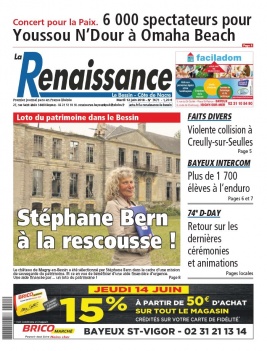 La Renaissance - Le Bessin N°7671 du 12 juin 2018 à télécharger sur iPad