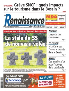 La Renaissance - Le Bessin N°7668 du 01 juin 2018 à télécharger sur iPad