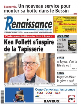 La Renaissance - Le Bessin N°7666 du 25 mai 2018 à télécharger sur iPad
