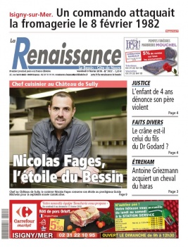 La Renaissance - Le Bessin N°7637 du 09 février 2018 à télécharger sur iPad