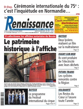 La Renaissance - Le Bessin N°7741 du 26 février 2019 à télécharger sur iPad
