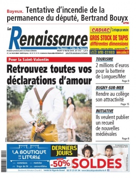 La Renaissance - Le Bessin N°7737 du 12 février 2019 à télécharger sur iPad