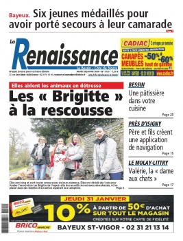 La Renaissance - Le Bessin N°7733 du 29 janvier 2019 à télécharger sur iPad
