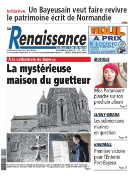 La Renaissance - Le Bessin N°7731 du 22 janvier 2019 à télécharger sur iPad