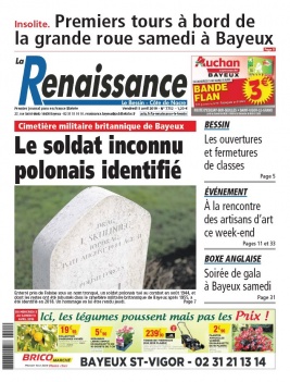 La Renaissance - Le Bessin N°7752 du 05 avril 2019 à télécharger sur iPad