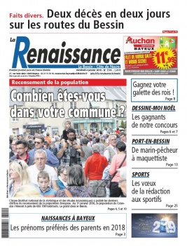 La Renaissance - Le Bessin N°7726 du 04 janvier 2019 à télécharger sur iPad