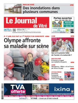 Lisez Le Journal de Vitré du 10 janvier 2025 sur ePresse.fr