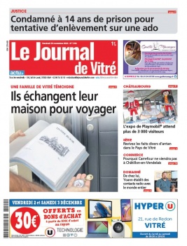 Lisez Le Journal de Vitré du 25 novembre 2022 sur ePresse.fr